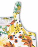 Vestido de malha estampado para menina Tropic Feelings