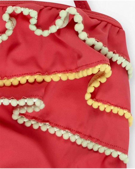 Fato de banho vermelho para menina Really Sweet