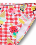 Biquíni de guingão vermelho para menina Really Sweet