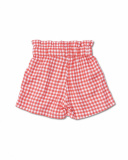 Calções de popelina guingão para menina Really Sweet