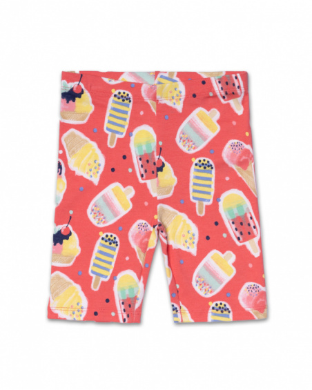 Legging de ciclismo red dot para menina Really Sweet