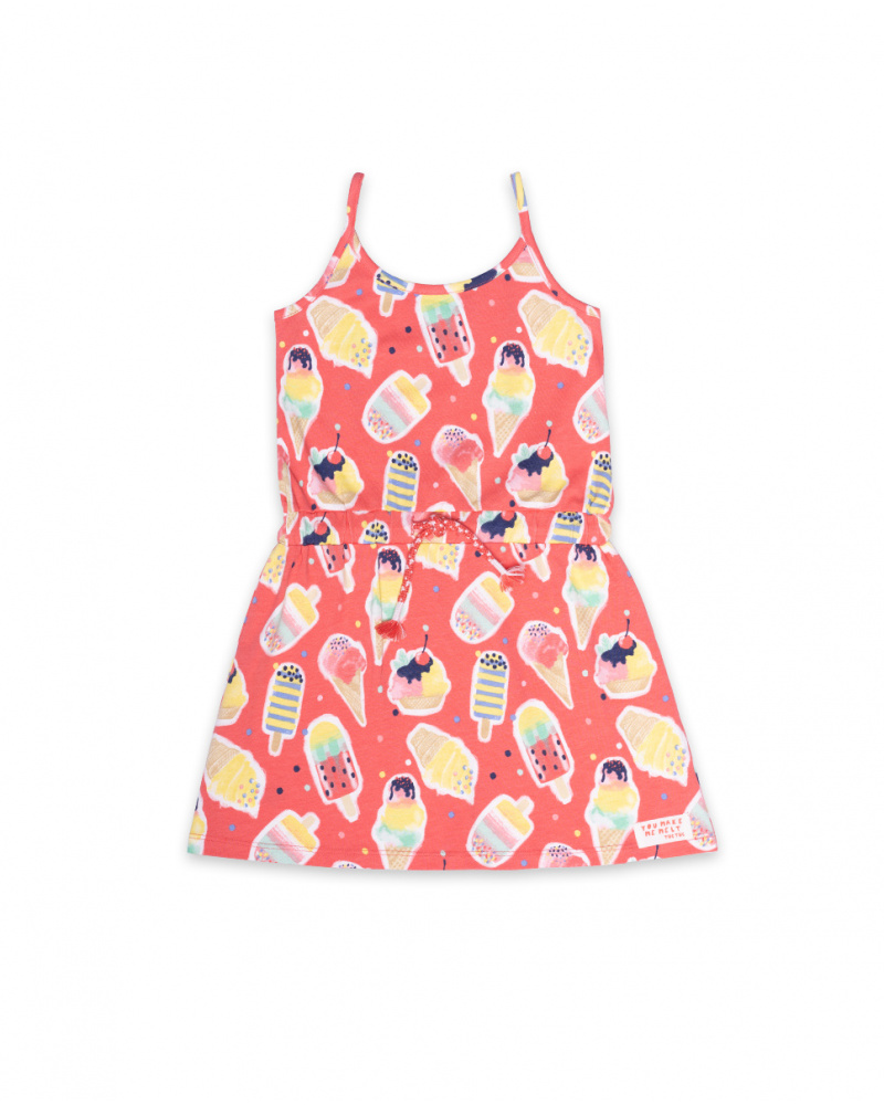 Vestido de malha vermelho para menina Really Sweet