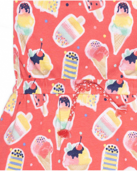 Vestido de malha vermelho para menina Really Sweet