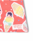 Vestido de malha vermelho para menina Really Sweet