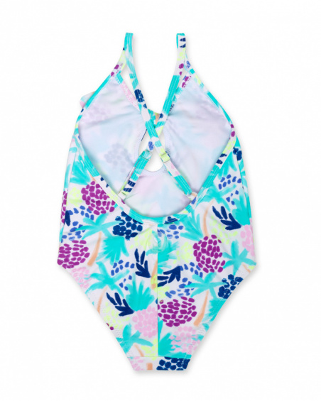 Maiô estampado menina Malibu