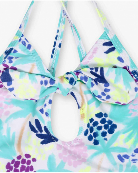 Maiô estampado menina Malibu