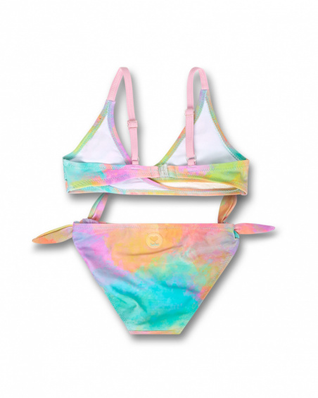 Garota de biquíni tie-dye Malibu