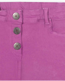 Shorts jeans roxos para meninas Malibu