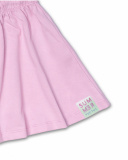 Calções roxos de malha para menina Malibu