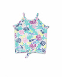 Malibu t-shirt de jérsei estampado para menina