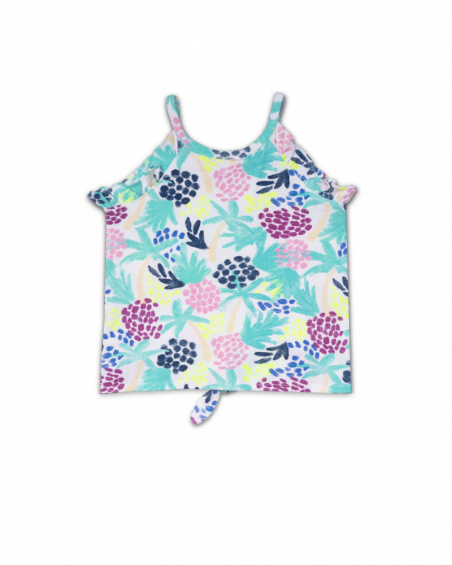 Malibu t-shirt de jérsei estampado para menina