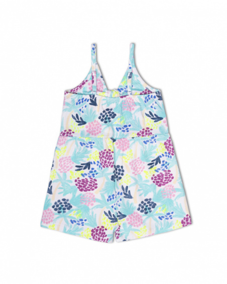 Macacão estampado menina Malibu