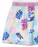 Vestido de malha de popeline branco para menina Malibu