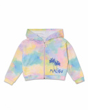 Jaqueta de lã tie-dye feminina de Malibu Jaqueta de lã tie-dye feminina de Malibu