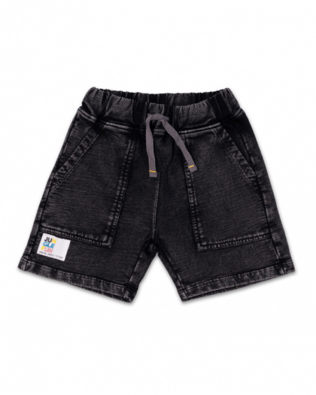 Bermudas de pelúcia cinza para menino Lost Paradise