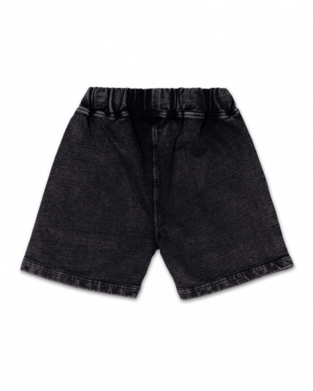 Bermudas de pelúcia cinza para menino Lost Paradise