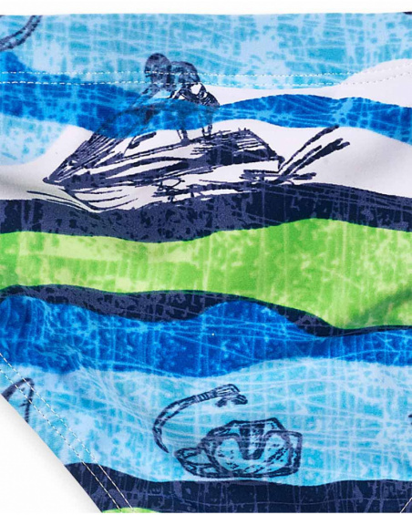 Combinação de maiô estampado para menino Diving Adventures