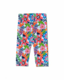 Legging pirata de tricô estampada menina Amazonas