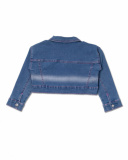 Jaqueta jeans azul para menina Amazonia