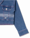 Jaqueta jeans azul para menina Amazonia