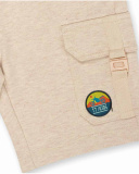 Bermudas de pelúcia bege para menino All Terrain