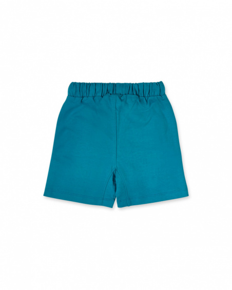 Bermuda de pelúcia verde para menino All Terrain