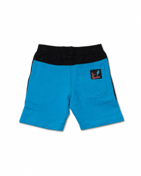 Bermuda tricô azul menino Coisa selvagem