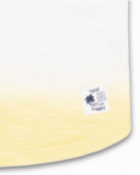 T-shirt de malha amarela laranja para menino Beach Days