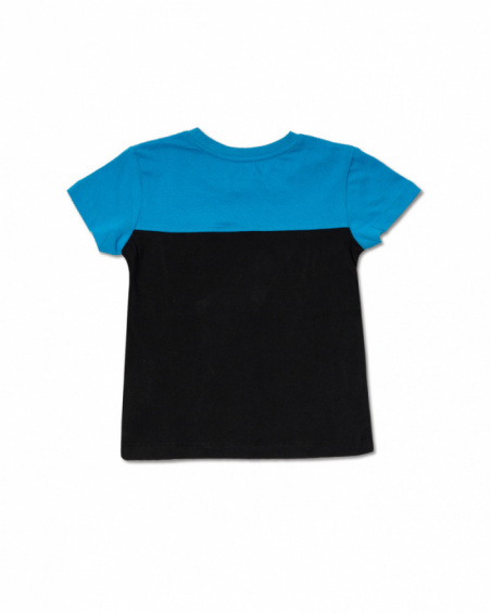 Camiseta de tricô preta Wild thing boy Camiseta de tricô preta Wild thing boy