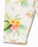 Leggings brancas de malha para menina Oasis