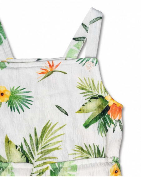 Macacão flat branco menina Oasis