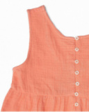 Macacão flat laranja para menina Oasis