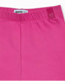 Leggings de ciclismo de tricô fúcsia para menina Basics Girl