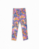 Leggings compridas em malha para menina Full Bloom