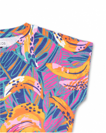 Full Bloom T-shirt de jérsei estampado para menina