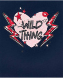 Camiseta de tricô azul bad influencer girl