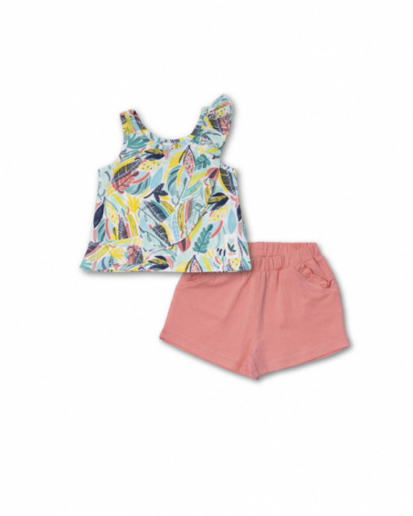 Conjunto estampado menina Treasure Island