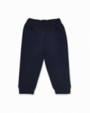 Calça de pelúcia infantil azul Tiny Critters