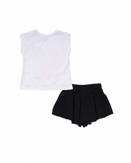 Conjunto de tricô estampado Dino para menina Juicy