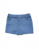 Shortinho tricot azul menina Paradiso beach