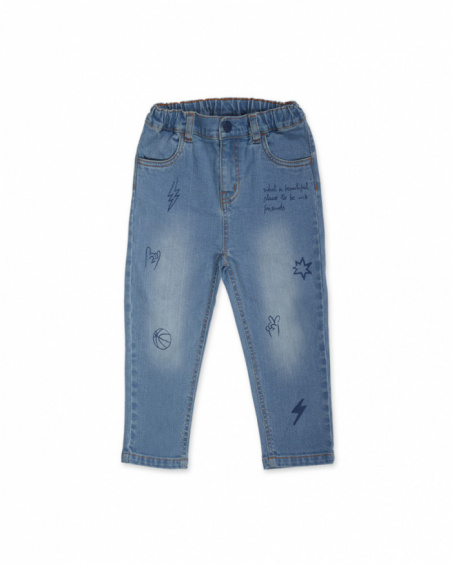 Calça jeans Park Life azul para menino