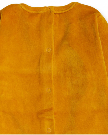 Macacão de tule amarelo para menino Pugs Life Macacão de tule amarelo para menino Pugs Life