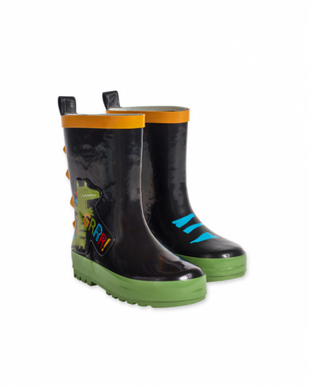 Botas de chuva castanhas para menino My Troop