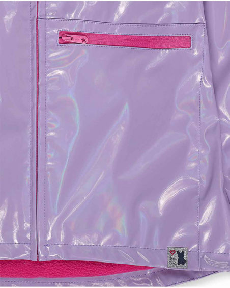 Trench coat lilás para menina Fav Things
