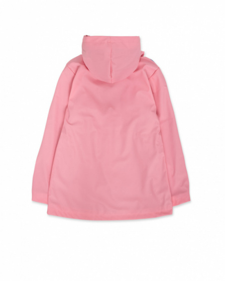 Trench coat rosa para menina Natural Planet