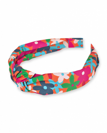 Tiara estampada rígida para menina Treking Time Tiara estampada rígida para menina Treking Time