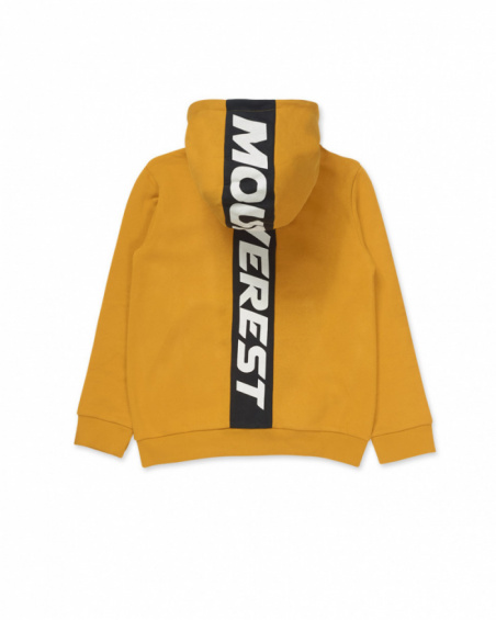 Sweatshirt de malha amarela para menino New Horizons