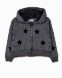 Casaco de malha cinzento para menina Starlight Casaco de malha cinzento para menina Starlight