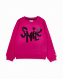 moletom de malha rosa para menina The Happy World moletom de malha rosa para menina The Happy World