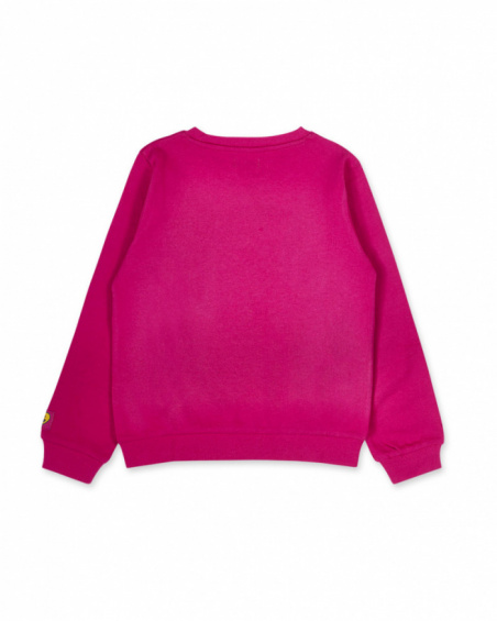 moletom de malha rosa para menina The Happy World moletom de malha rosa para menina The Happy World